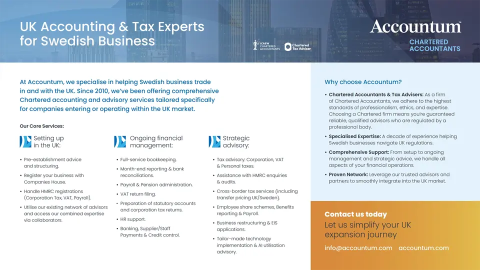 Accountum marketing material