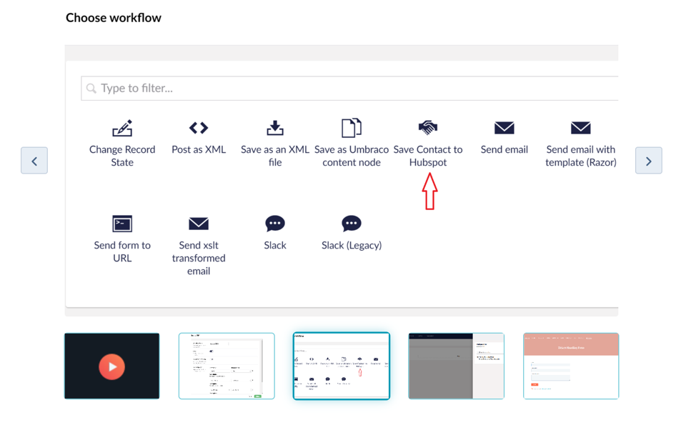 Embedding Hubspot forms using the Umbraco embed function